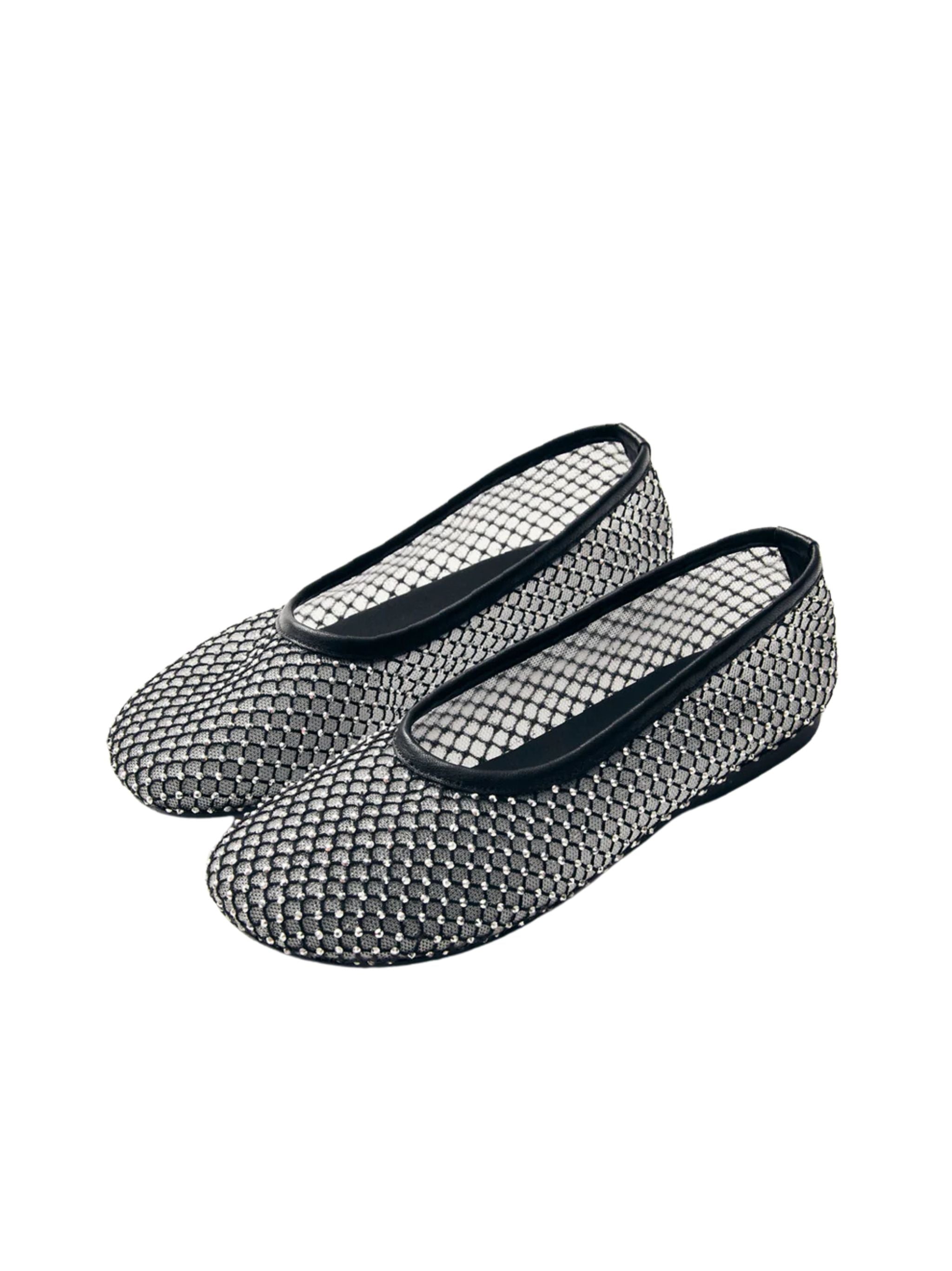 ALOHAS Glow Leather Mini Ballet Flats