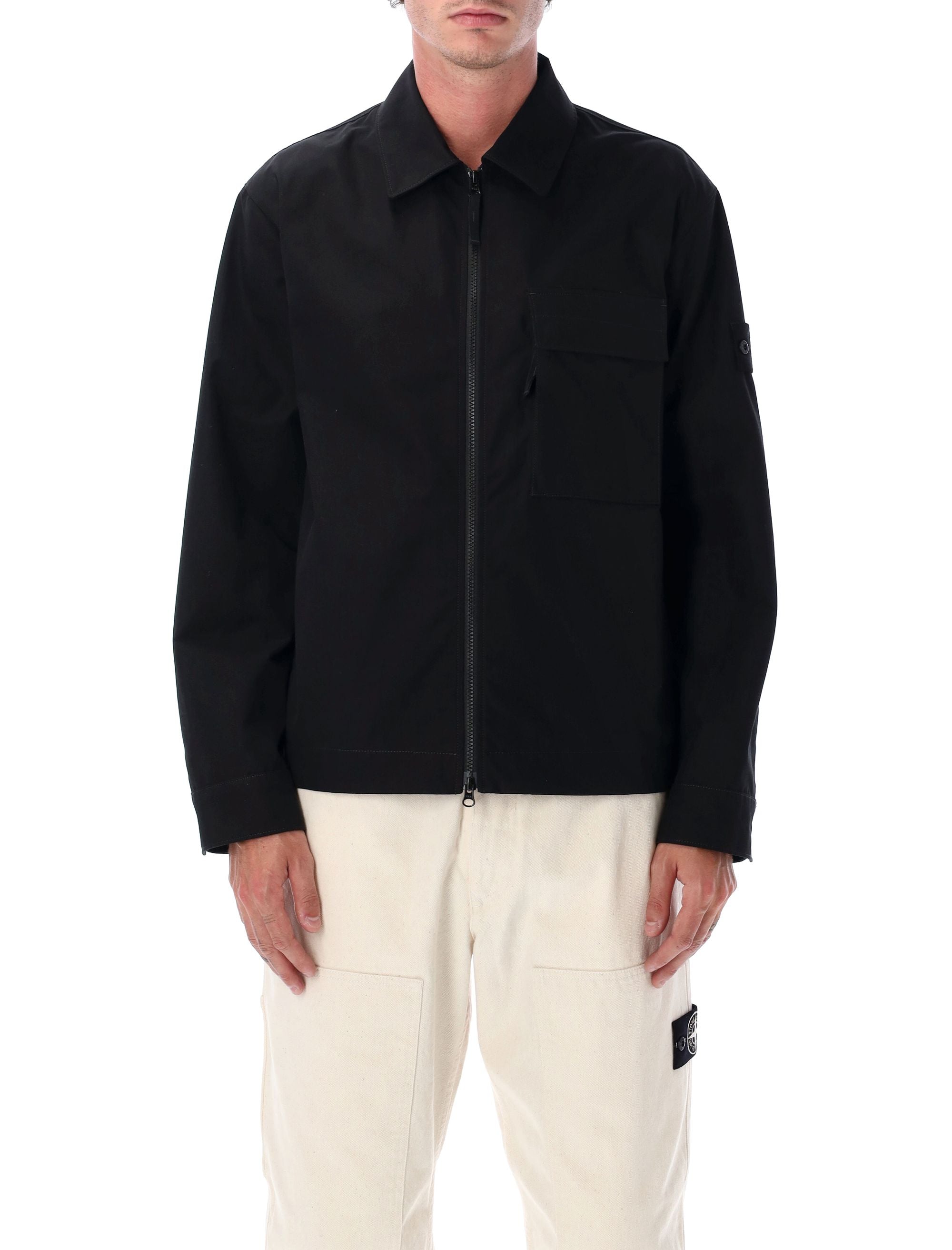 STONE ISLAND Mini Overshirt - Refined Utility for Versatile Layering - Size L