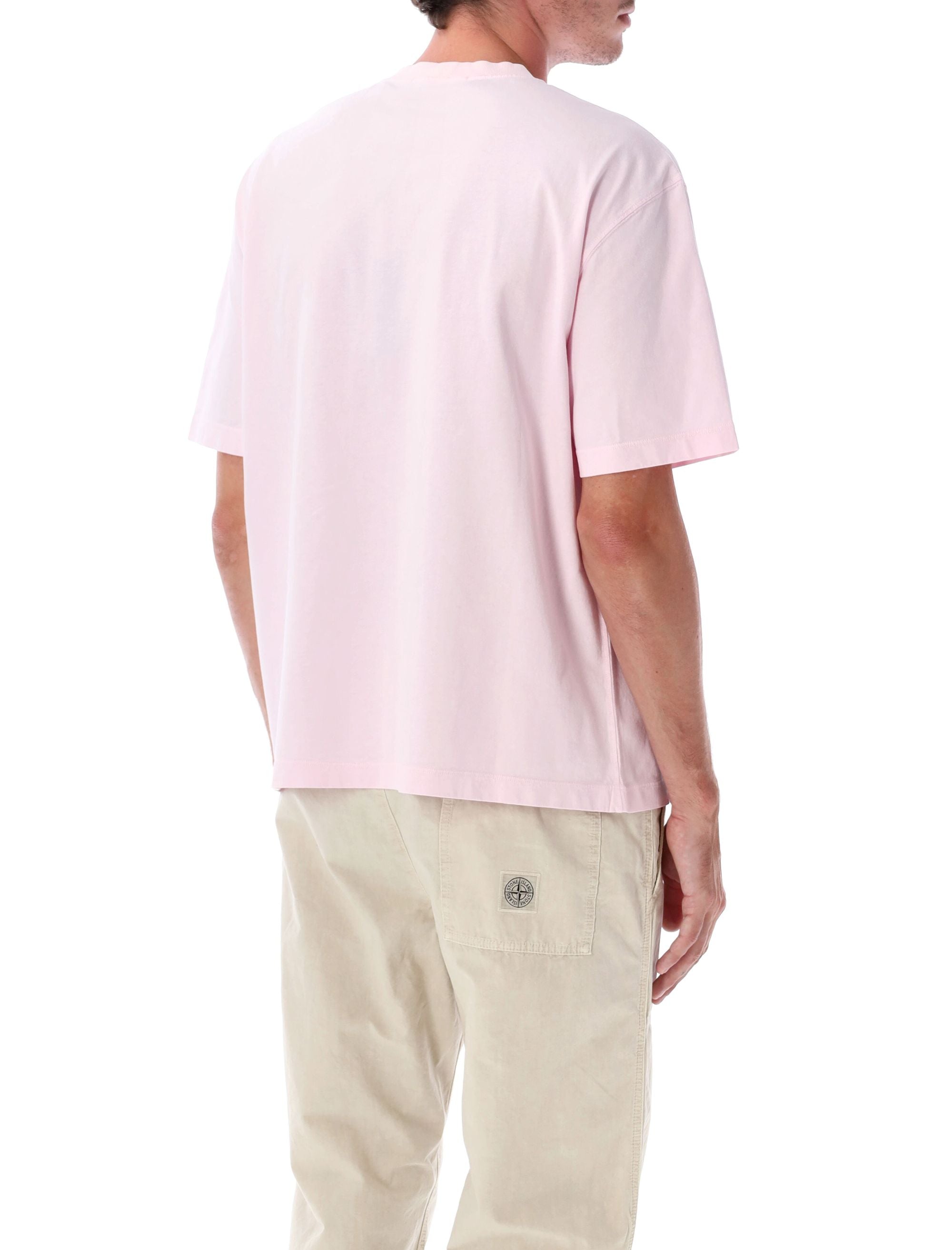 STONE ISLAND Compass Patch Cotton T-Shirt - Regular Fit