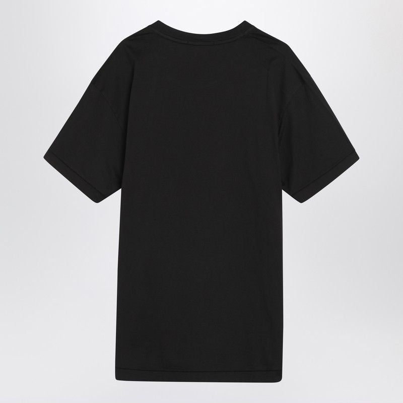 STONE ISLAND Classic Cotton Crew Neck T-Shirt with Logo Patch