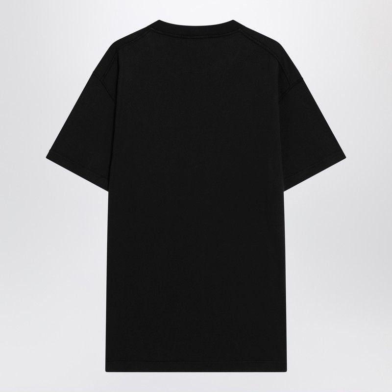 STONE ISLAND Classic Cotton Crew Neck T-Shirt with Logo Patch