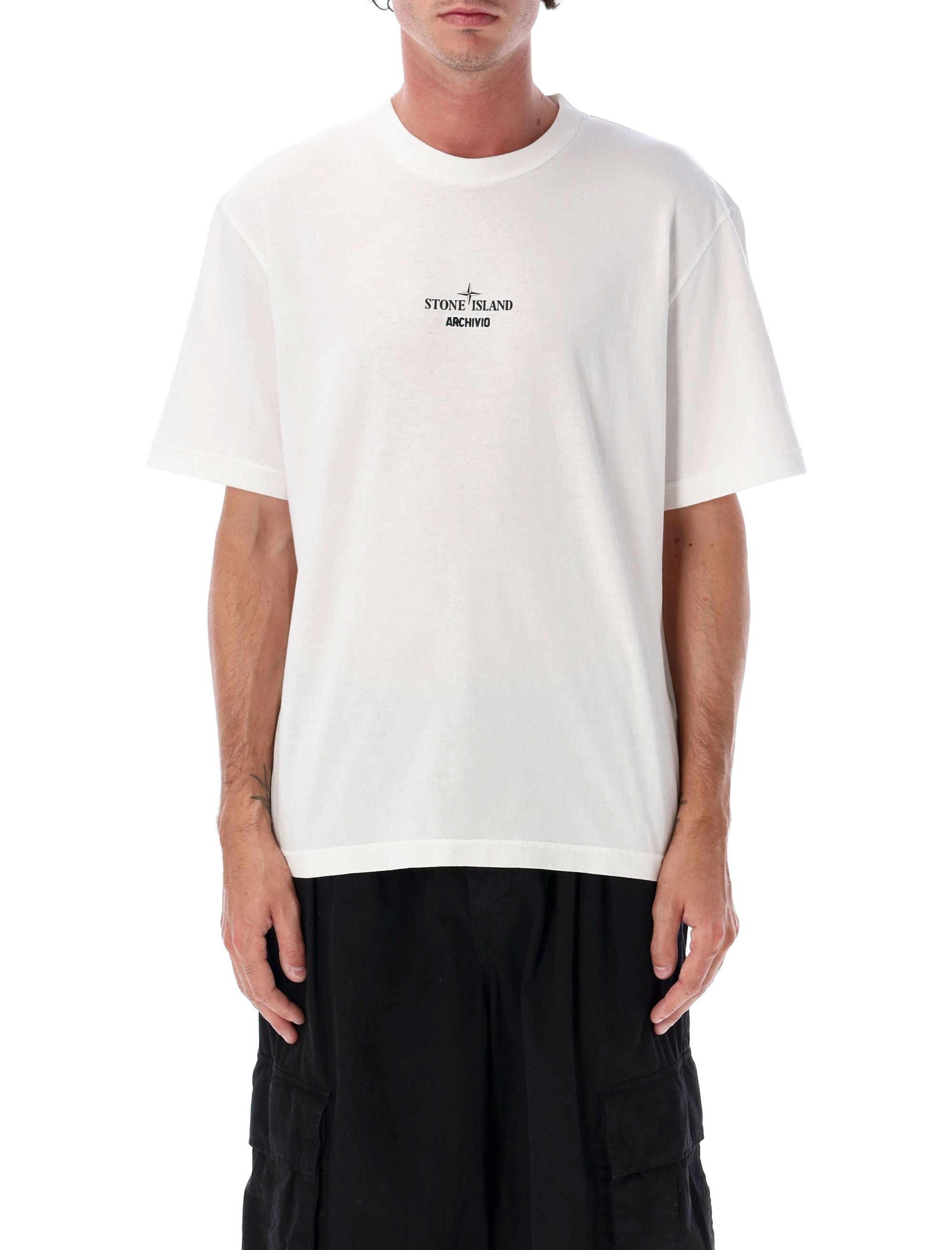 STONE ISLAND Men's Mini Logo Tee