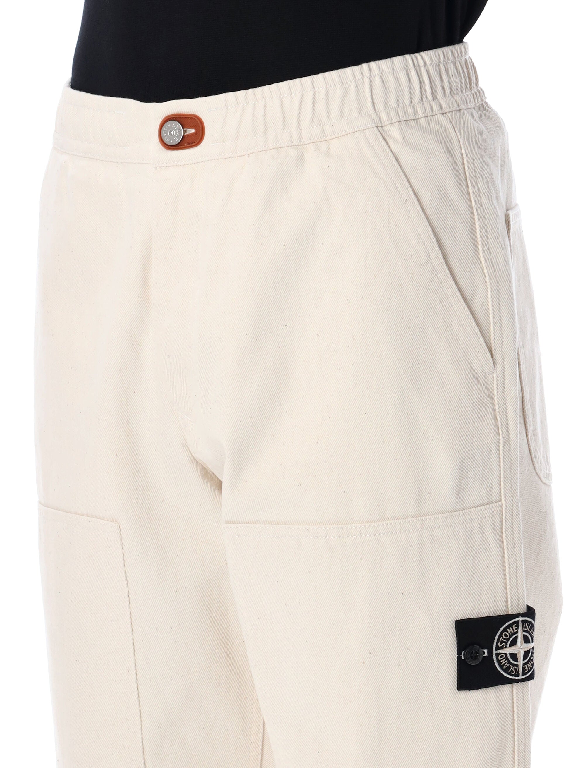 STONE ISLAND Relaxed Gabardine Chino Trousers - Size 32