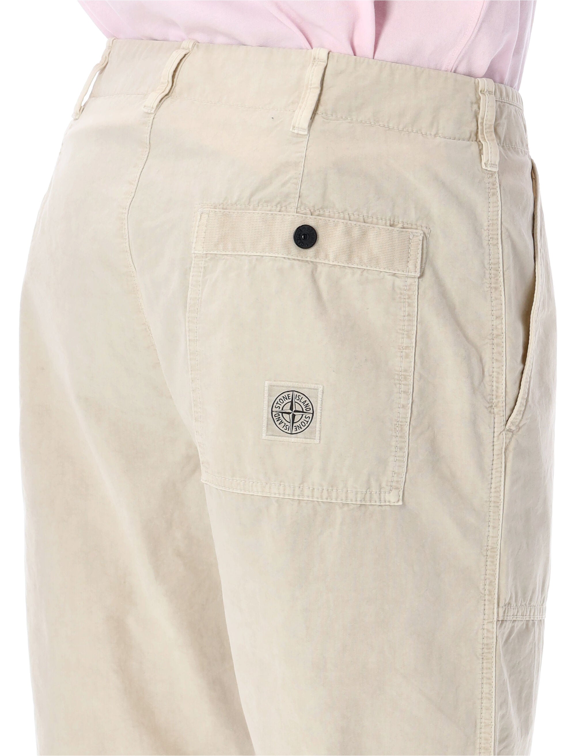 STONE ISLAND Men's Regular Fit Fatigue Trousers - Size 31
