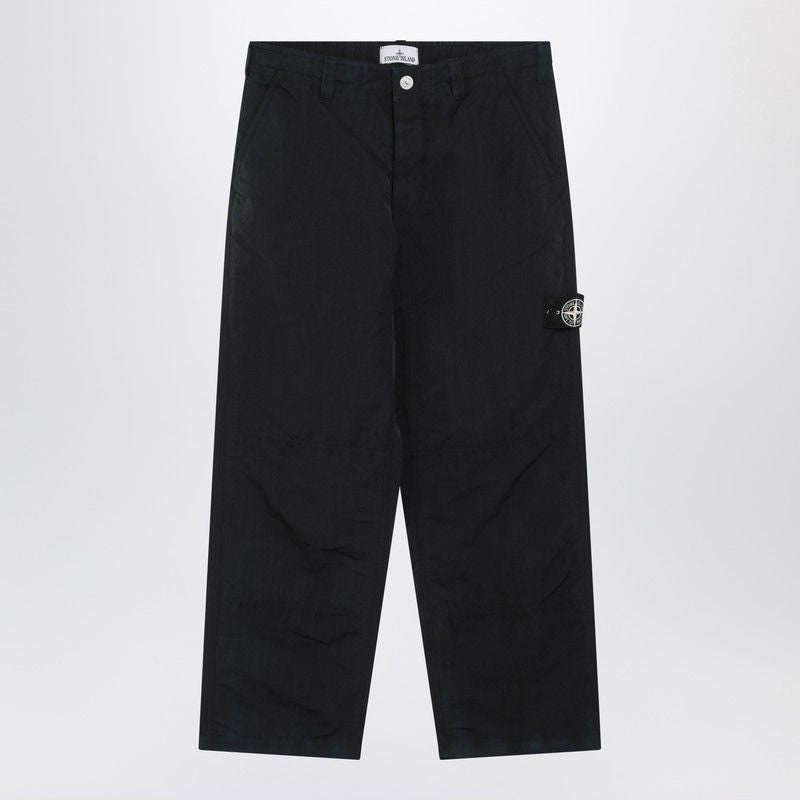STONE ISLAND Men's Tapered Nylon Chino Trousers - FW25