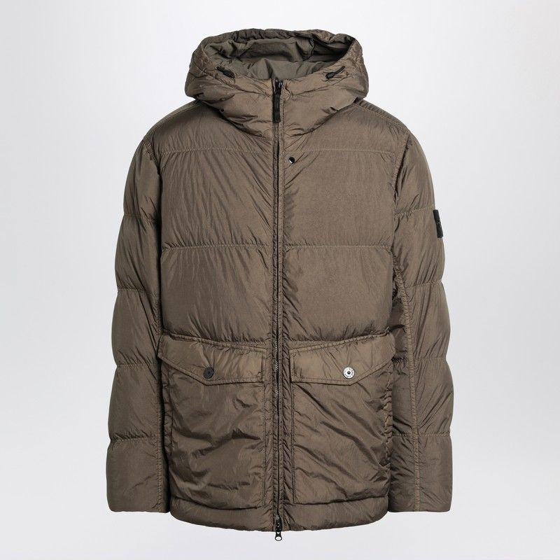 STONE ISLAND Men's Military Nylon Puffer Jacket