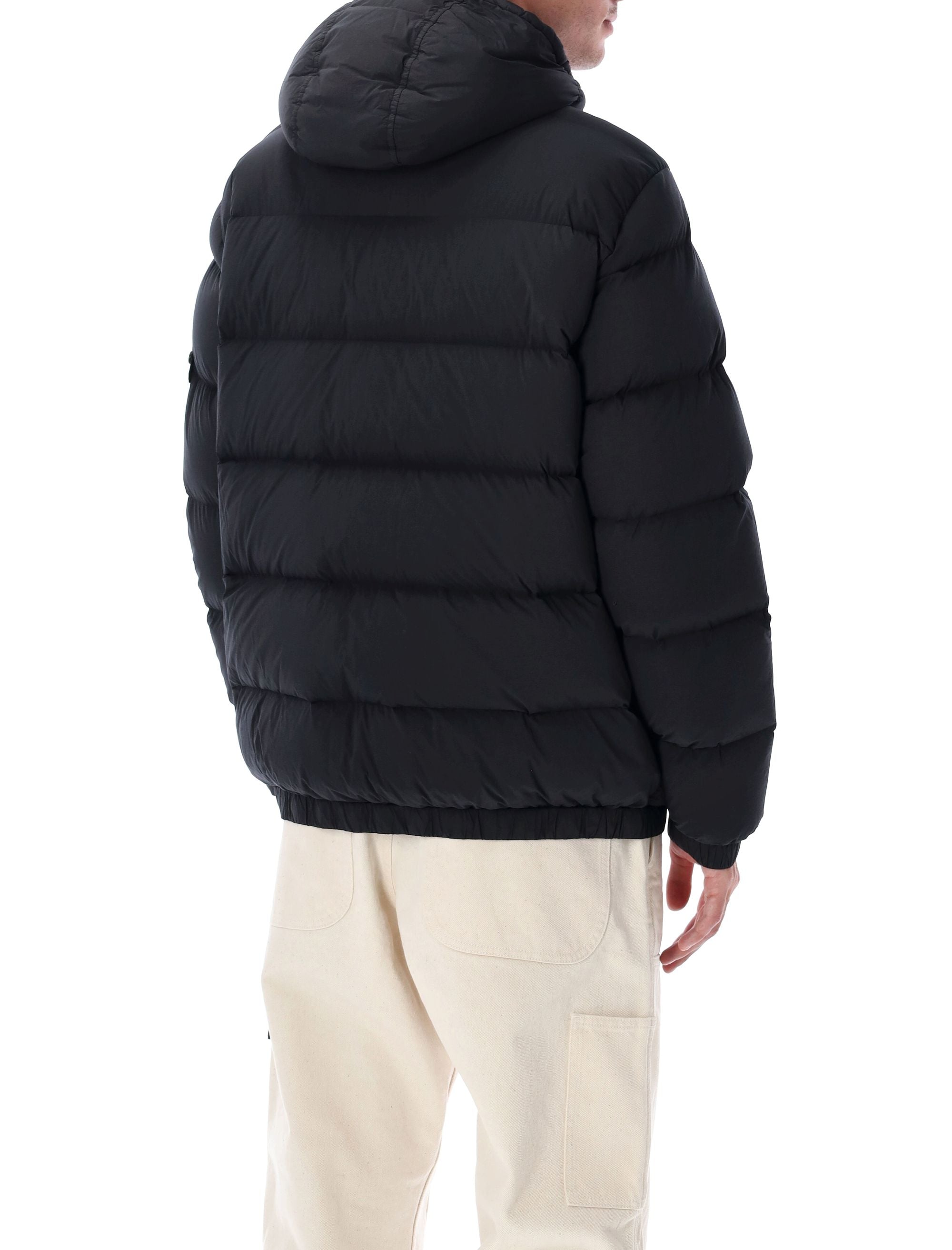 STONE ISLAND Seamless Tunnel Hooded Down Jacket - Size L