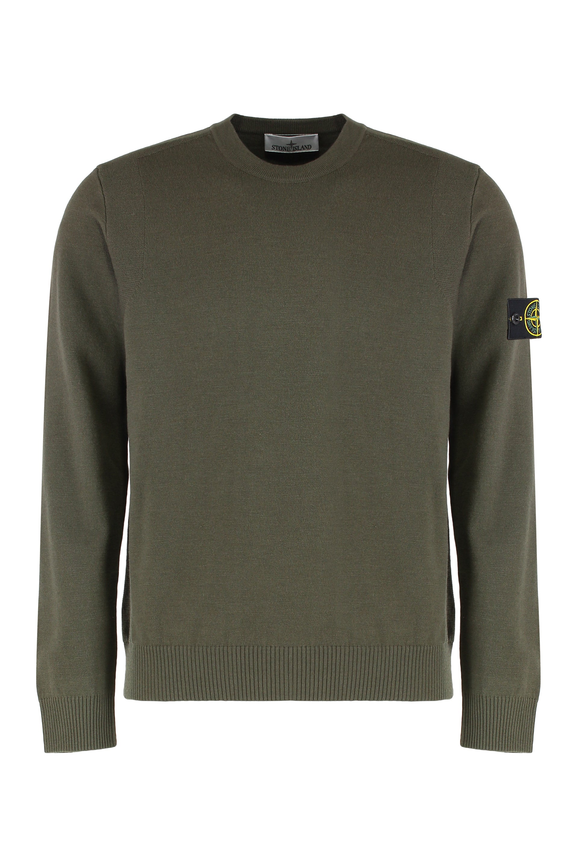 STONE ISLAND Wool Crew Neck Sweater