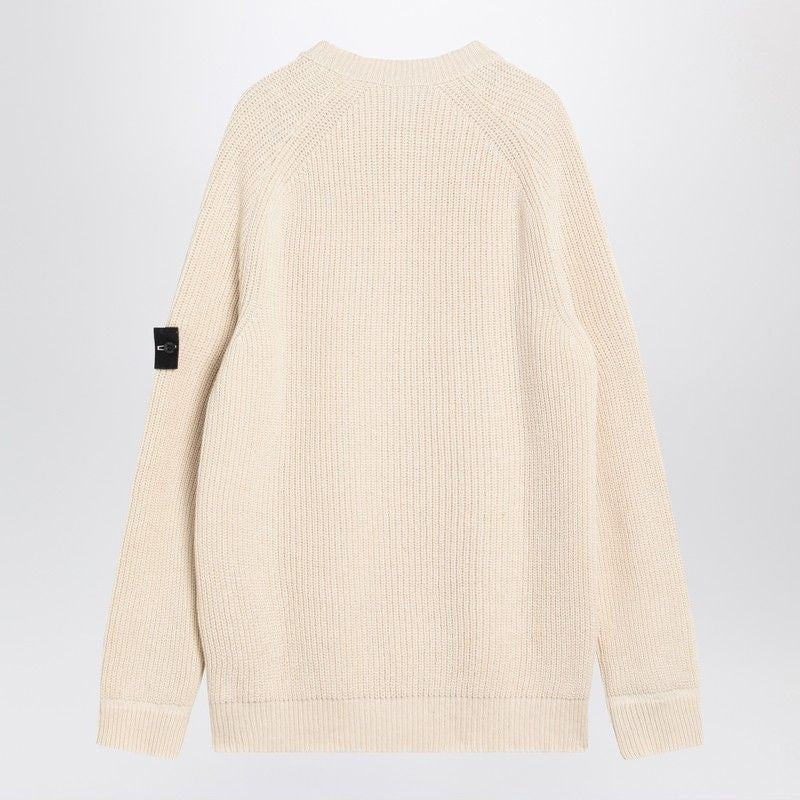 STONE ISLAND Men's Crew Neck Cotton Sweater