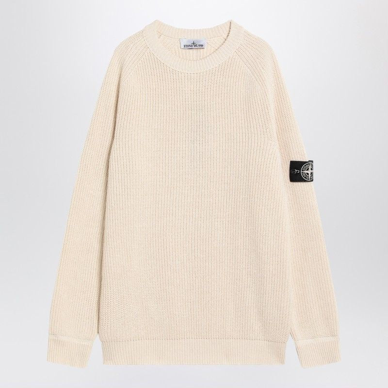STONE ISLAND Men's Crew Neck Cotton Sweater