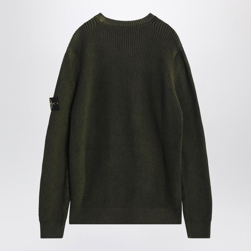 STONE ISLAND Two-Tone Crew Neck Sweater for Men