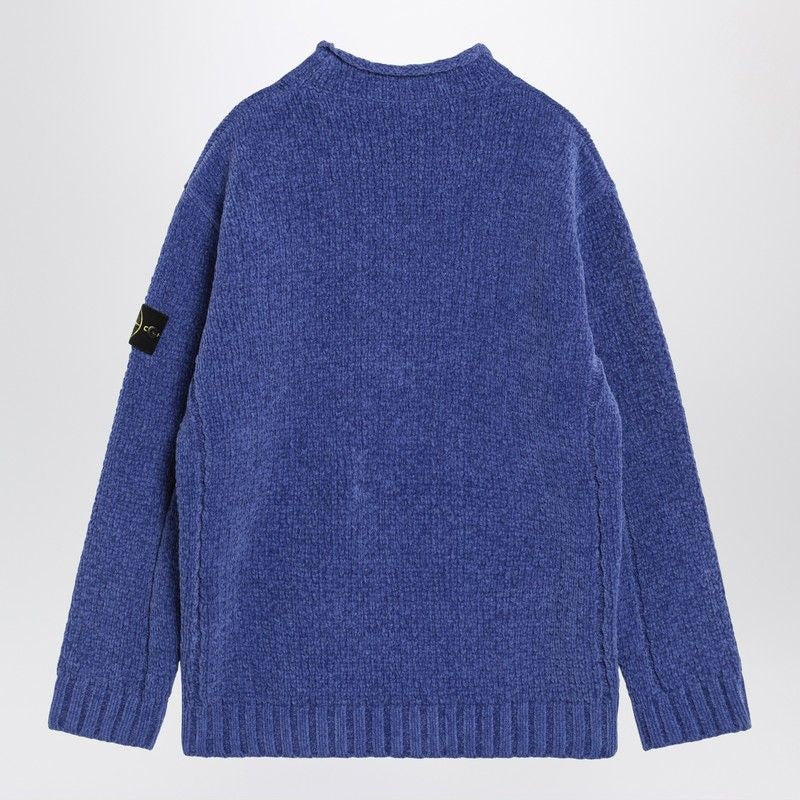 STONE ISLAND Cotton Mock Neck Sweater
