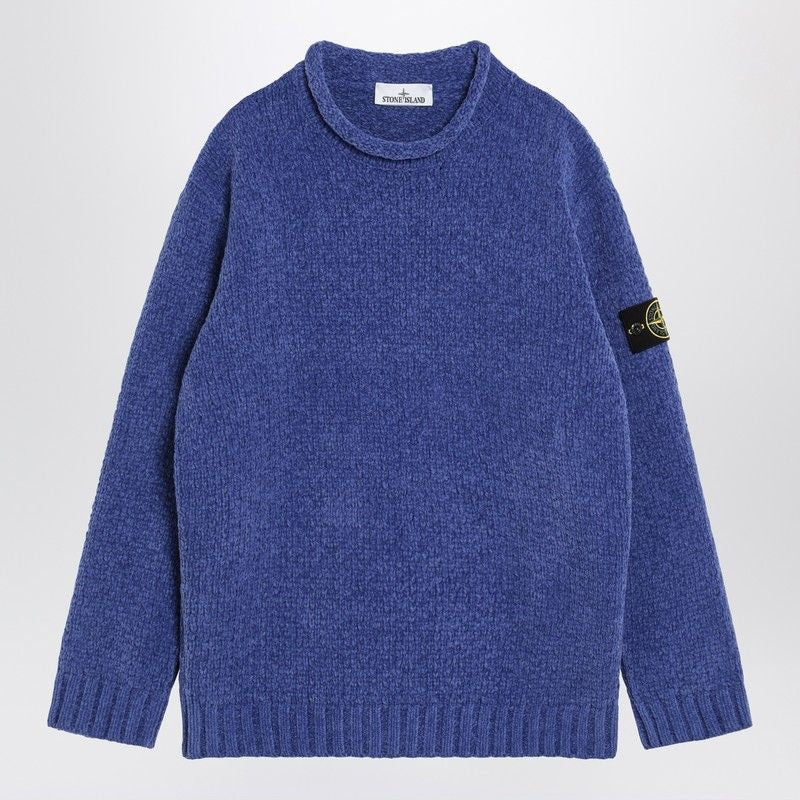 STONE ISLAND Cotton Mock Neck Sweater