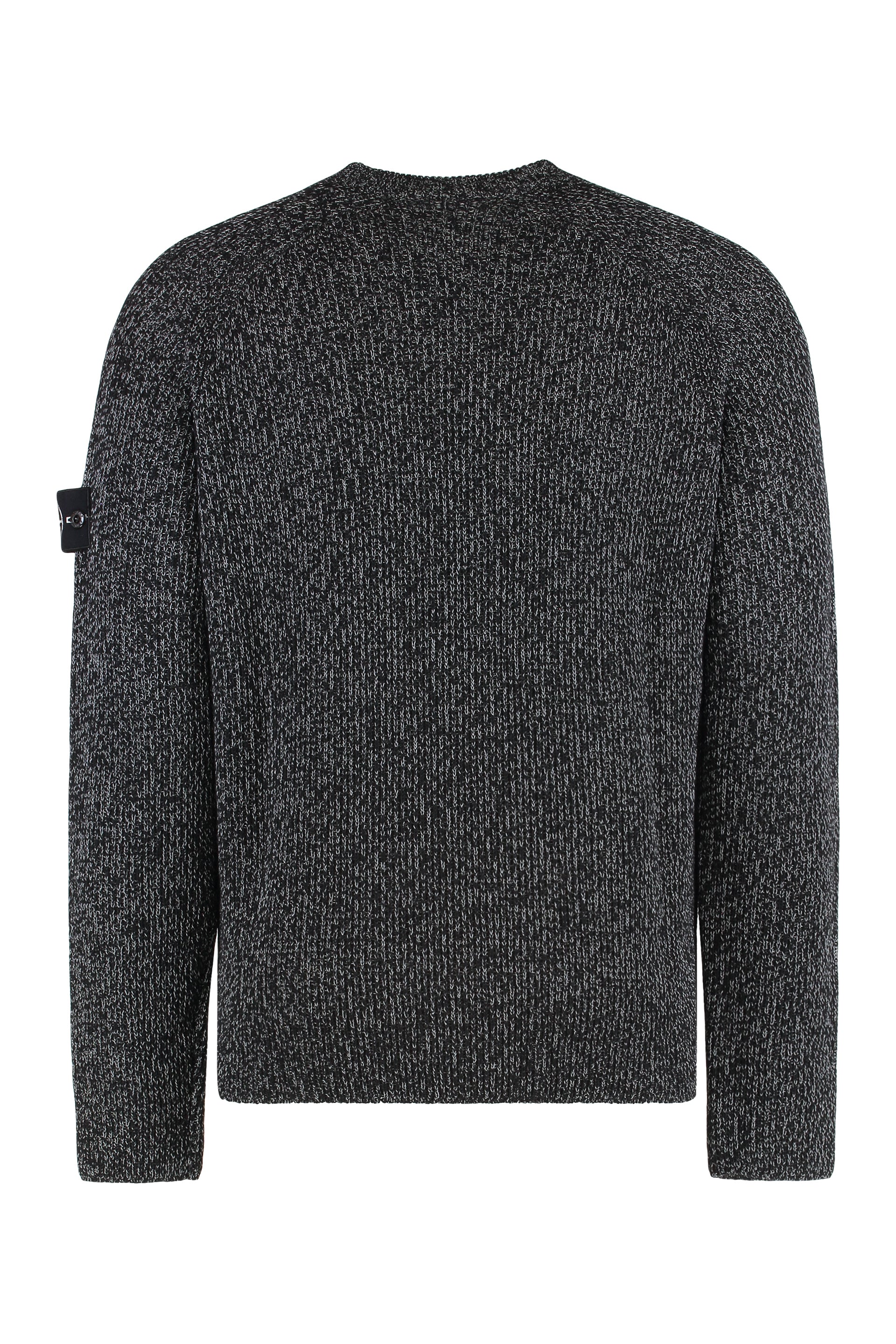 STONE ISLAND Wool Sweater with Round Neck for Men - Regular Fit