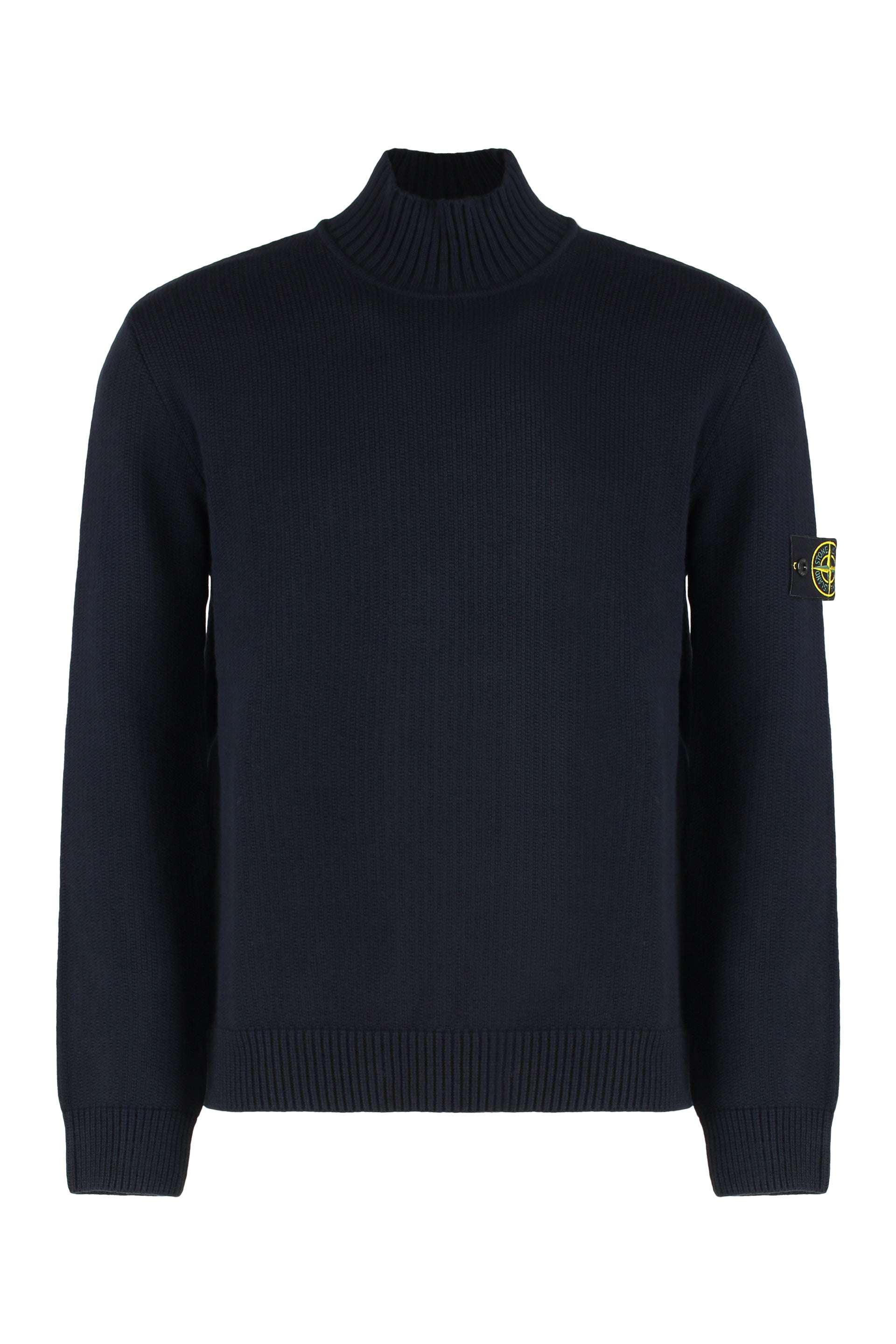 STONE ISLAND Men's Mini Turtleneck Sweater in Winter Cotton