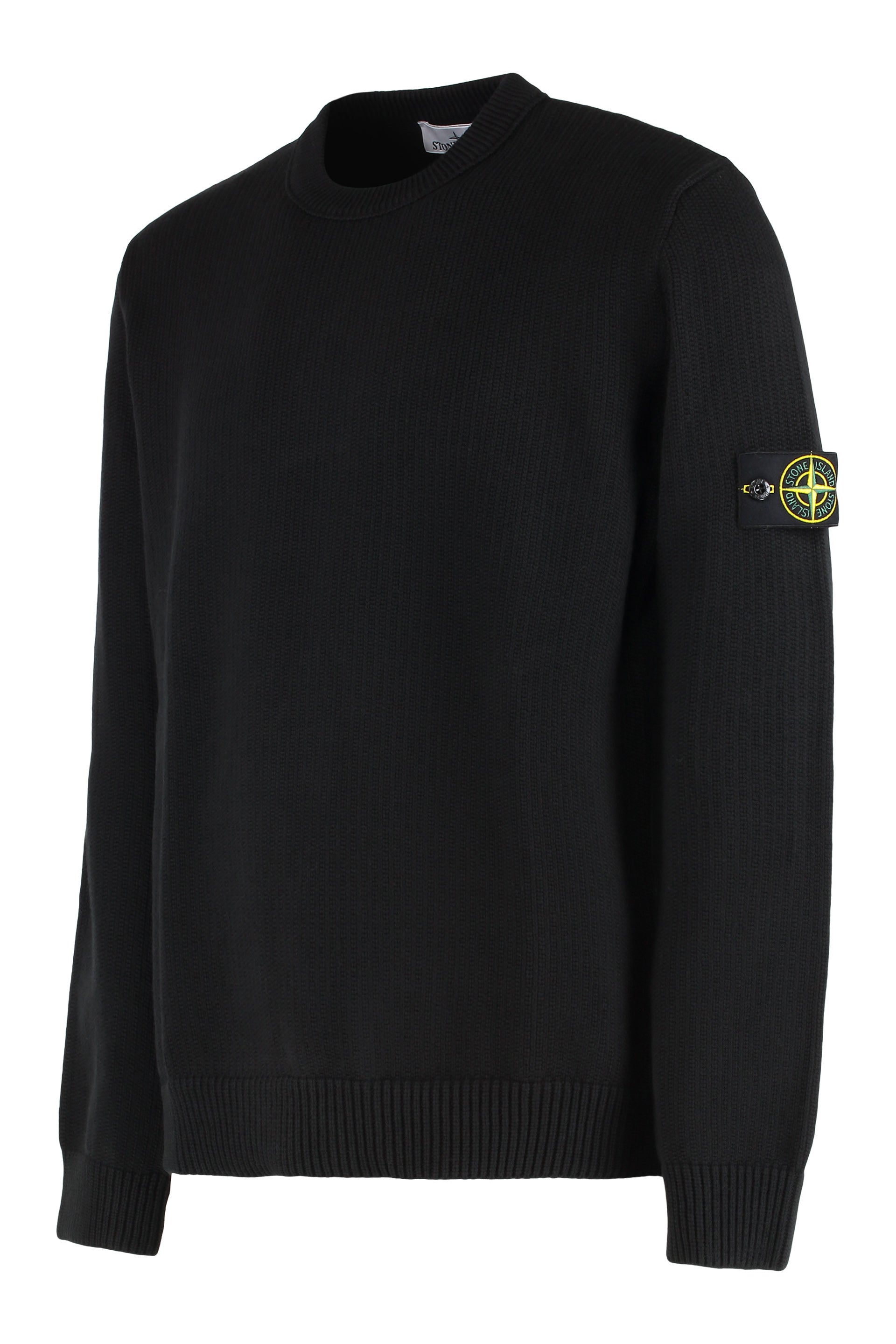 STONE ISLAND Men's Crew Neck Sweater in Cotton - FW25