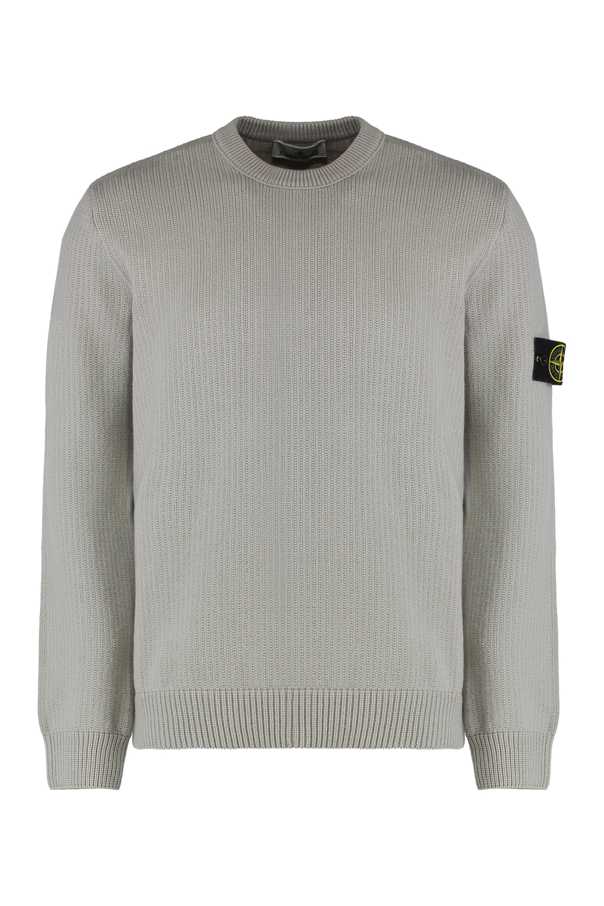 STONE ISLAND Crew Neck Cotton Sweater for Men - FW25