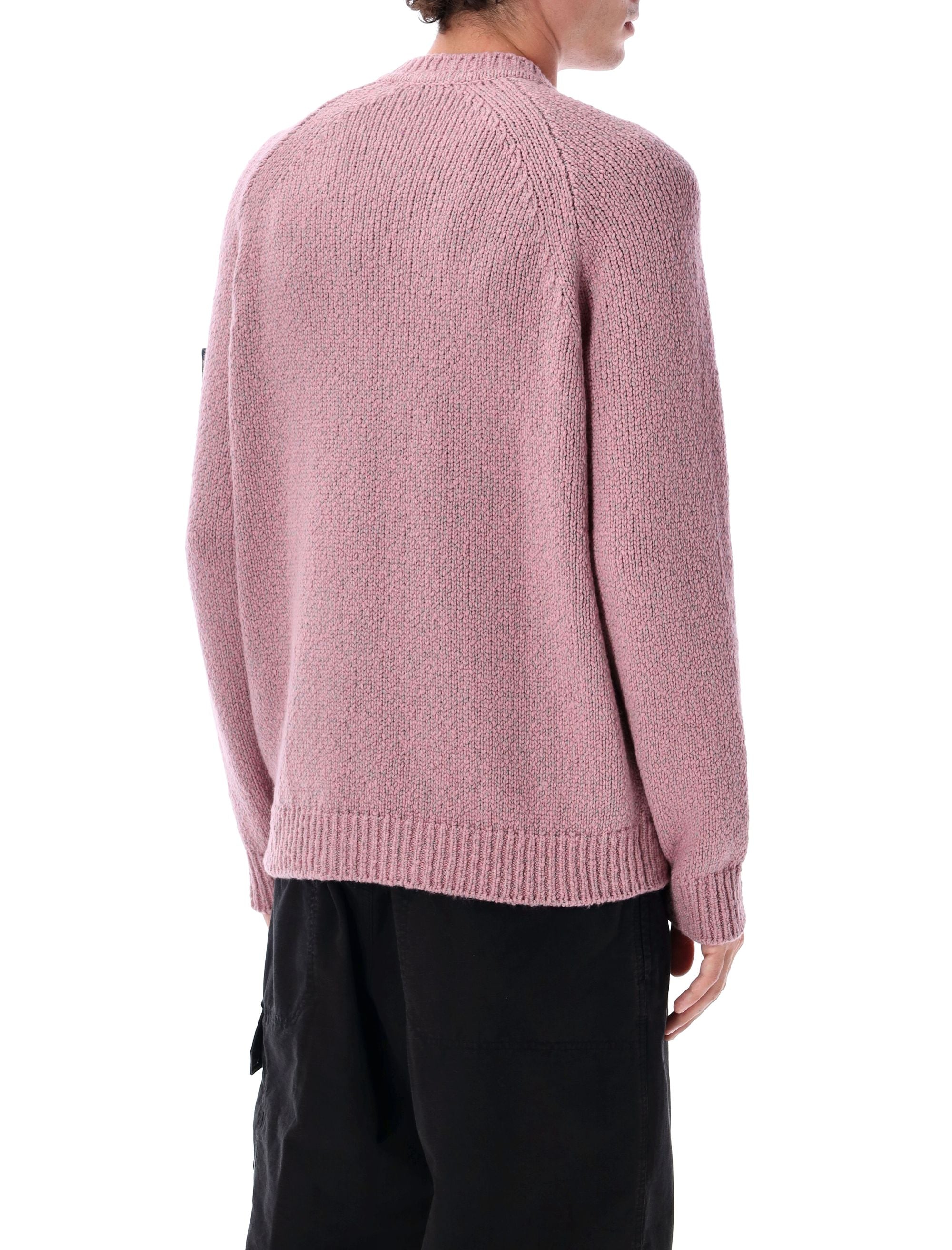 STONE ISLAND Men's Wool Raglan Sweater - Size L