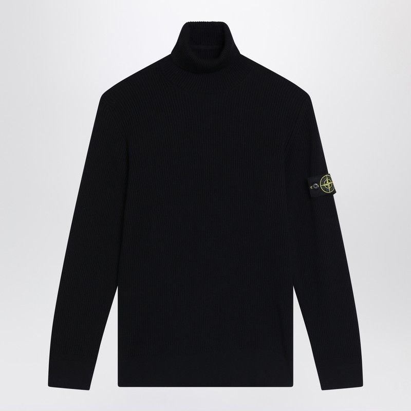 STONE ISLAND Ribbed Turtleneck Sweater for Men
