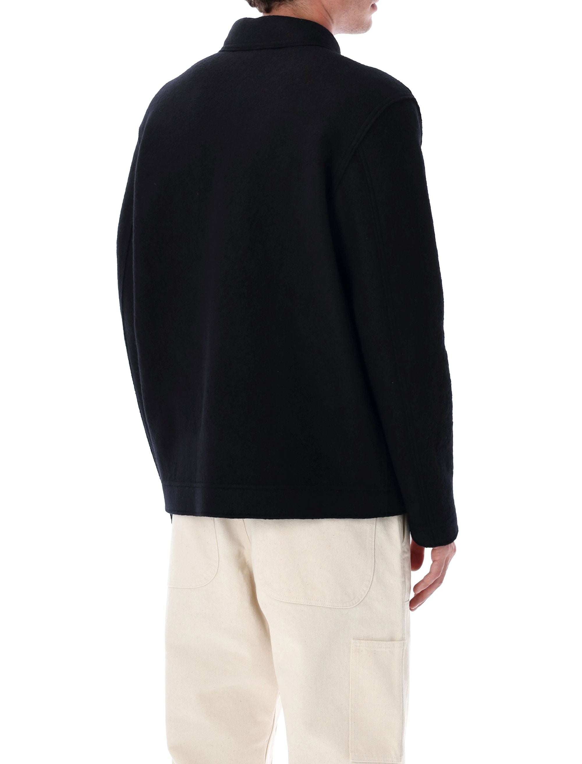 STONE ISLAND Felted Wool Overshirt - Size L