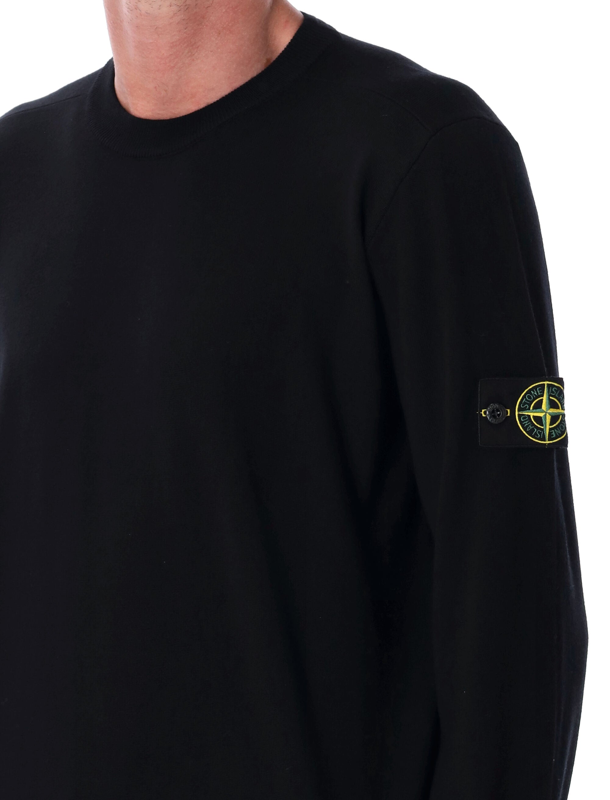 STONE ISLAND Wool Crewneck Jumper - Regular Fit