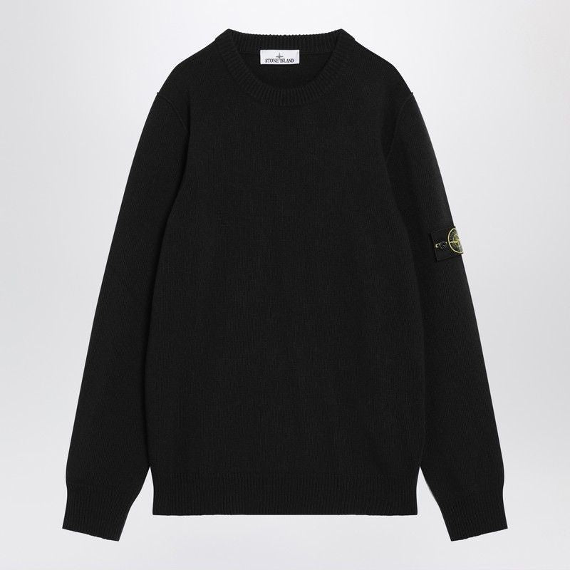 STONE ISLAND Men's Wool Blend Crew Neck Sweater