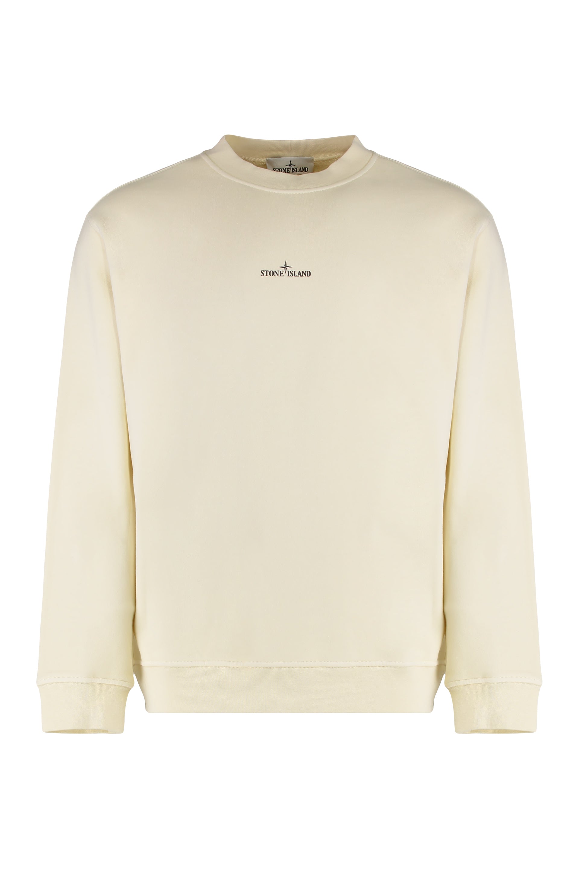 STONE ISLAND Cotton Long-Sleeved Sweatshirt