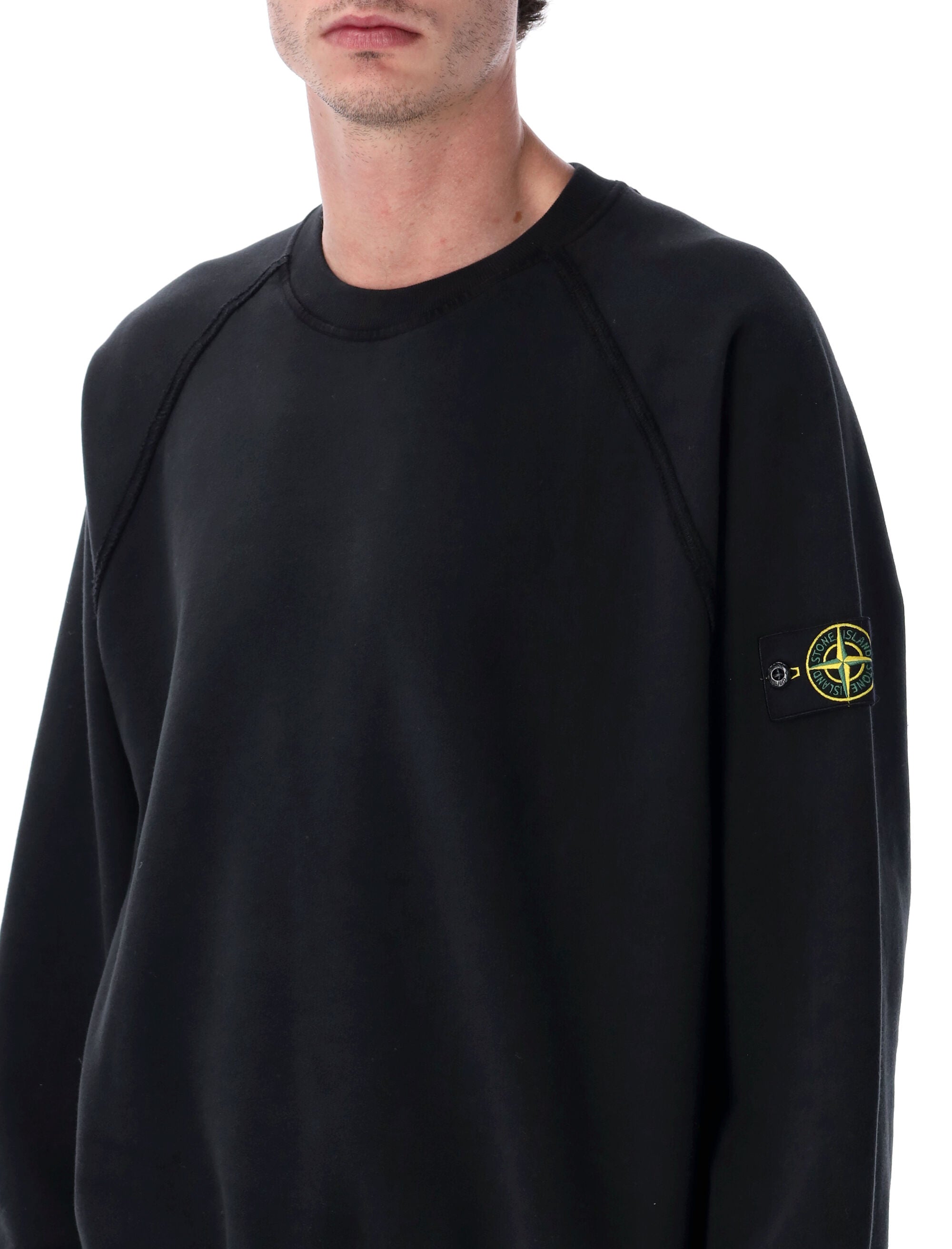 STONE ISLAND Oversized Crewneck Sweatshirt for Men