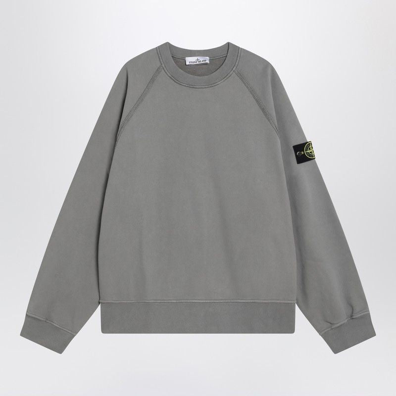 STONE ISLAND Classic Crew Neck Cotton Sweatshirt