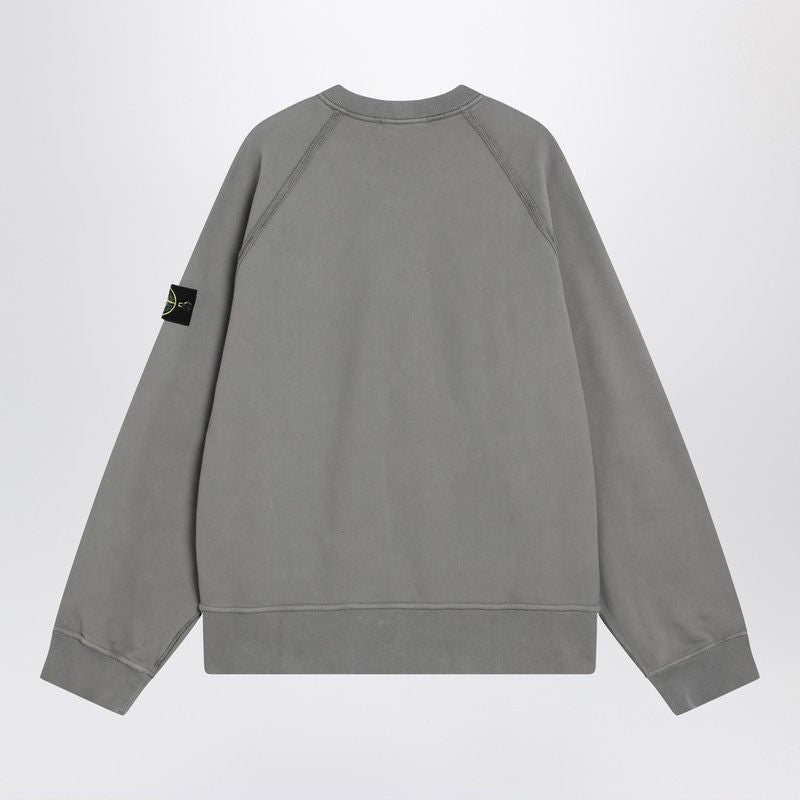 STONE ISLAND Classic Crew Neck Cotton Sweatshirt