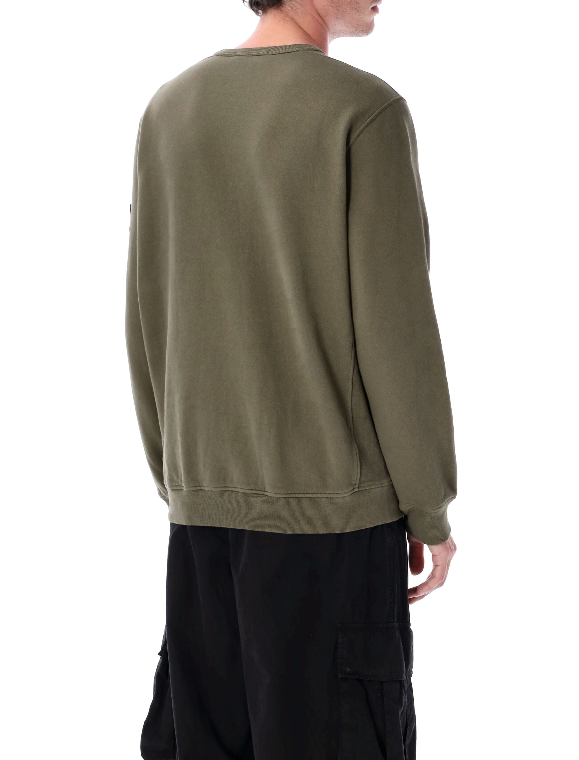 STONE ISLAND Brushed Organic Cotton Sweatshirt - Size L