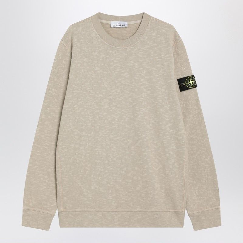 STONE ISLAND Men's Crew Neck Cotton Sweatshirt