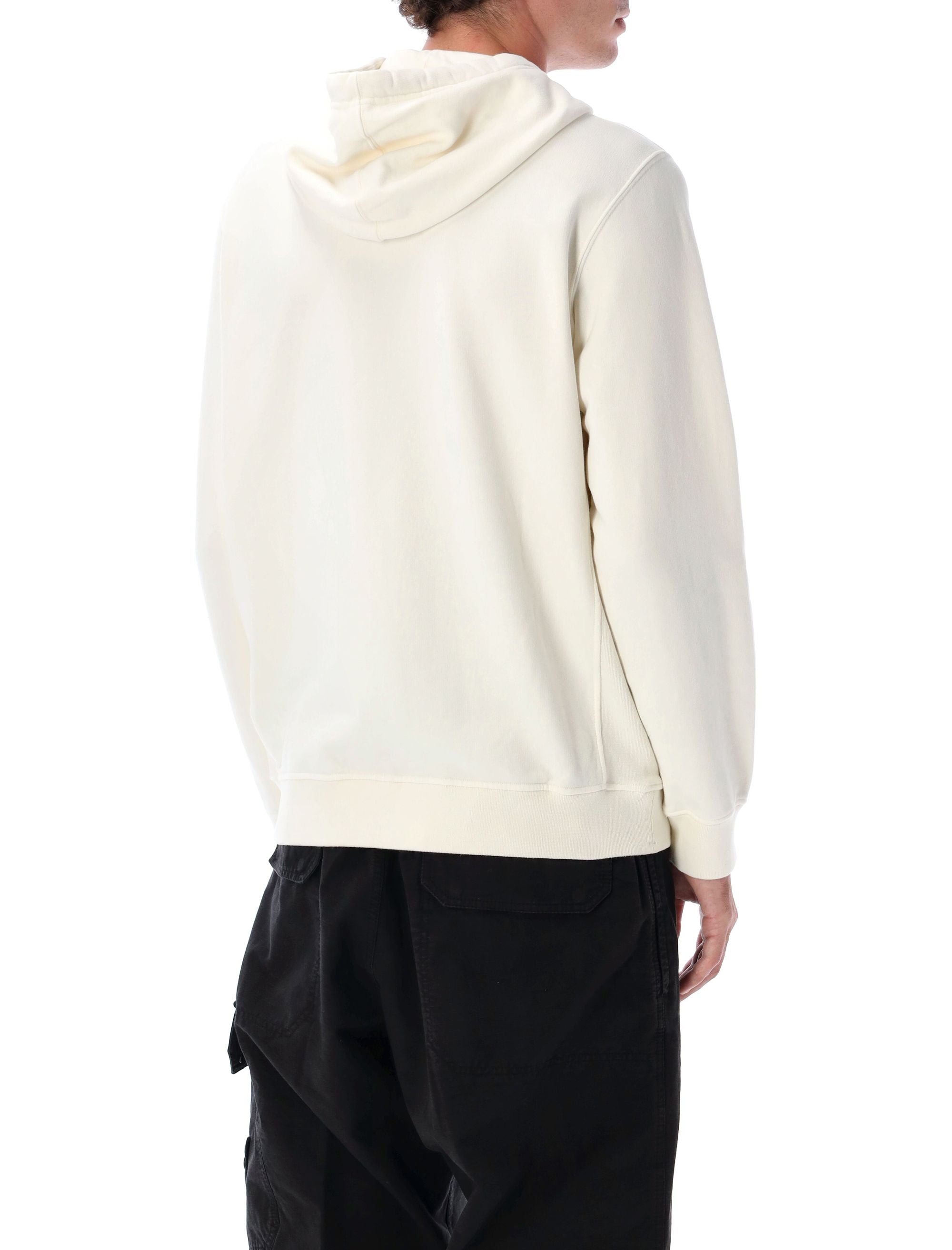 STONE ISLAND Brushed Organic Cotton Zip-Up Hoodie - Size L