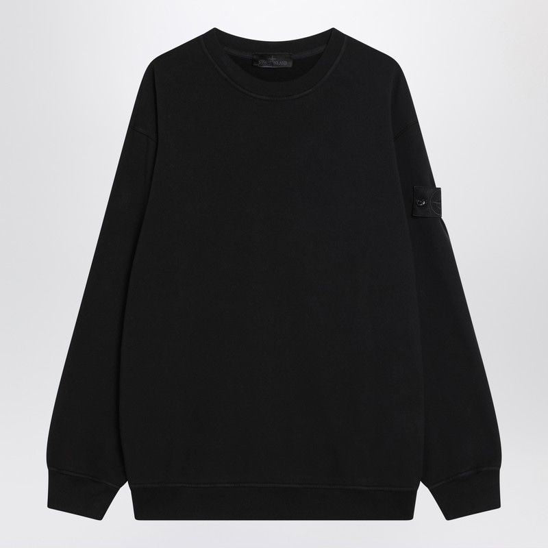 STONE ISLAND Stretch Cotton Blend Crewneck Sweatshirt