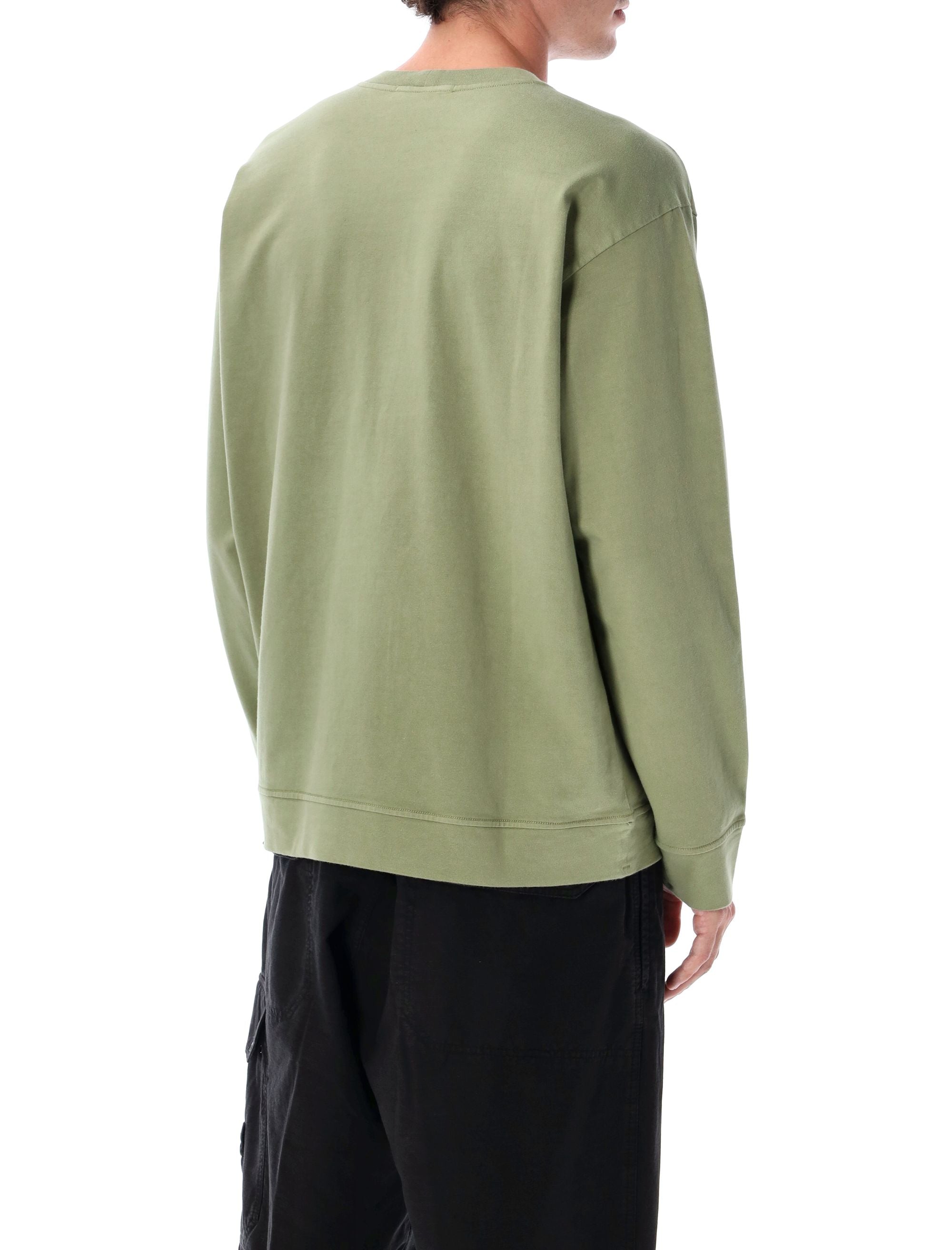 STONE ISLAND Heavyweight Cotton Crewneck Sweatshirt - Size L