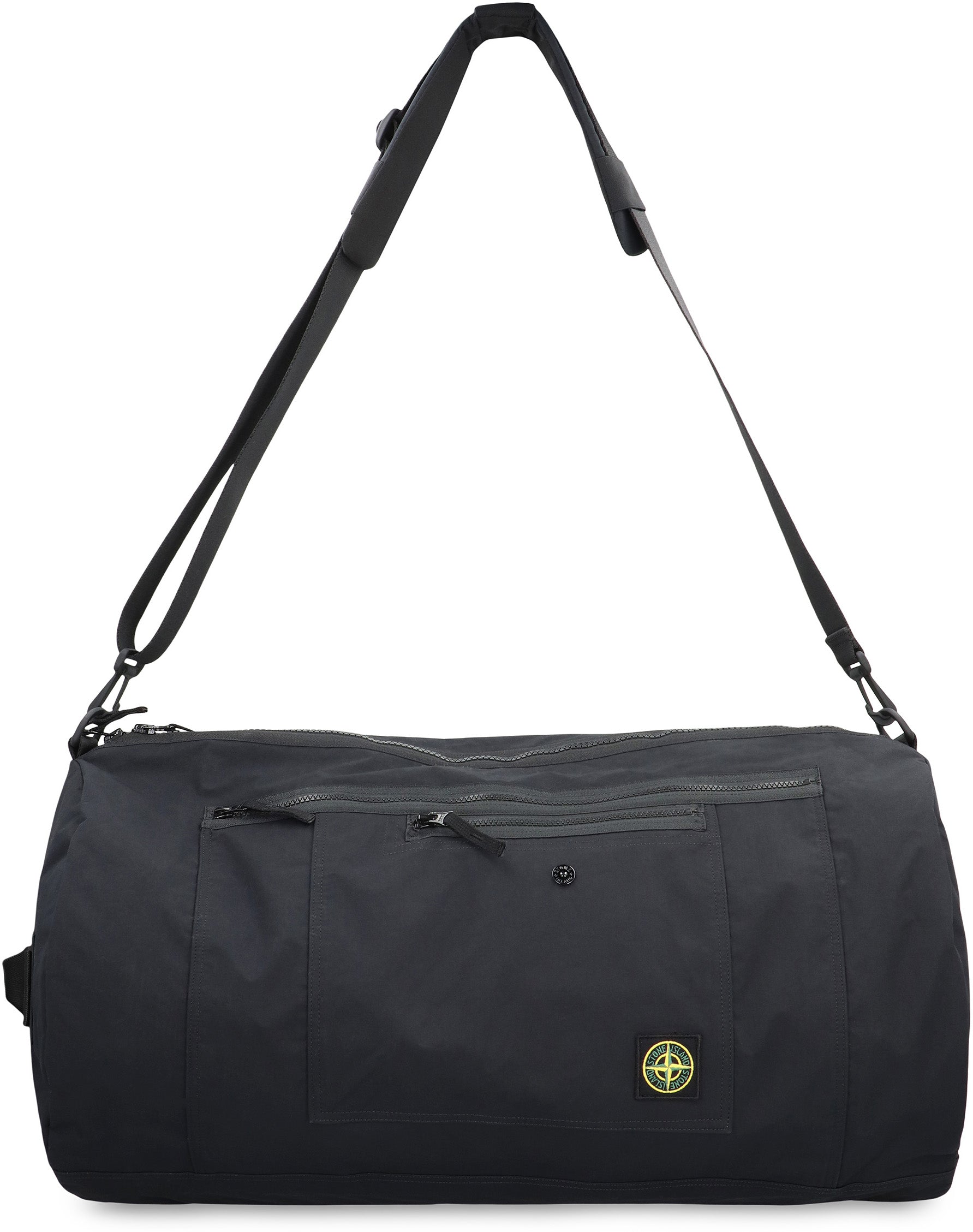 STONE ISLAND Laminated Cotton Poplin Duffle Handbag - 59 CM x 31 CM x 30 CM