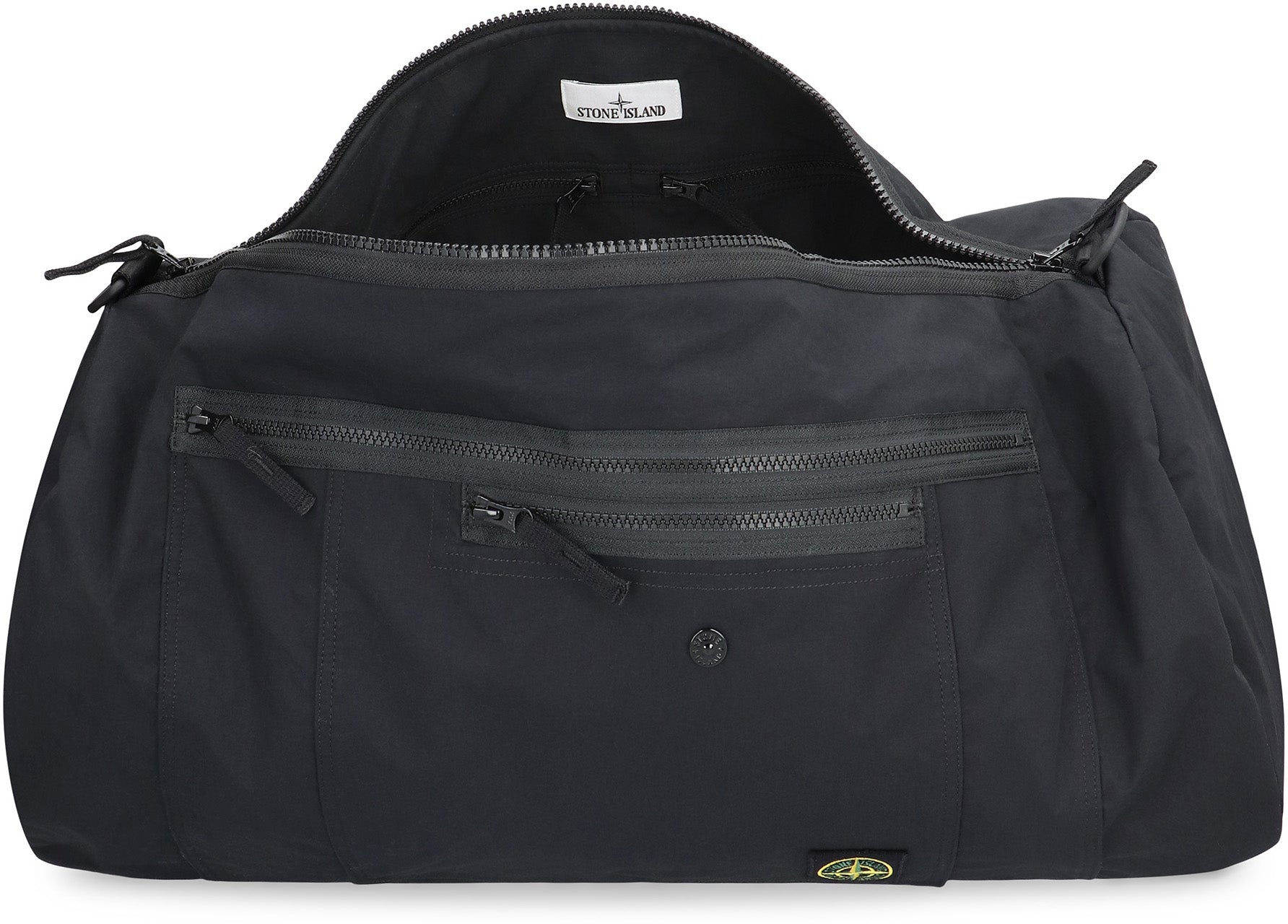 STONE ISLAND Laminated Cotton Poplin Duffle Handbag - 59 CM x 31 CM x 30 CM