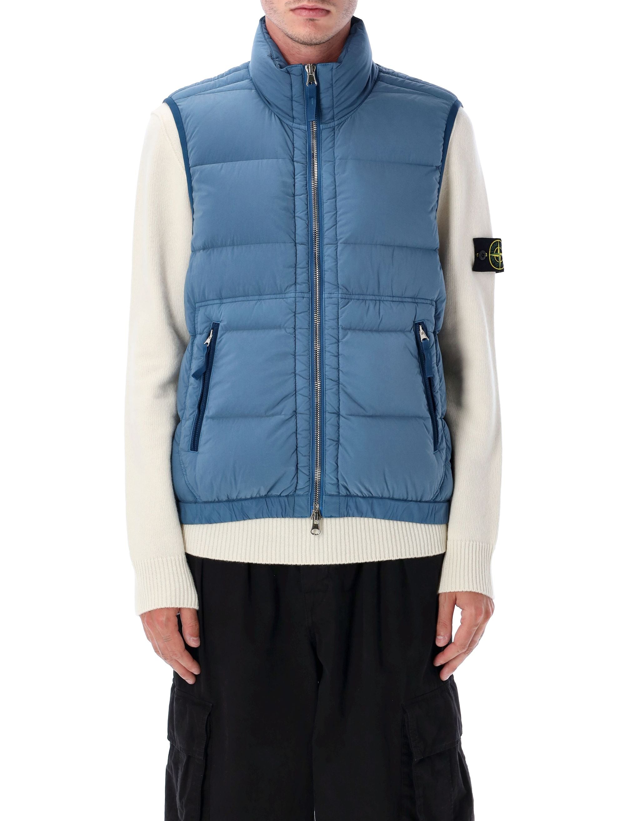 STONE ISLAND Seamless Tunnel Nylon Down Vest - Size L