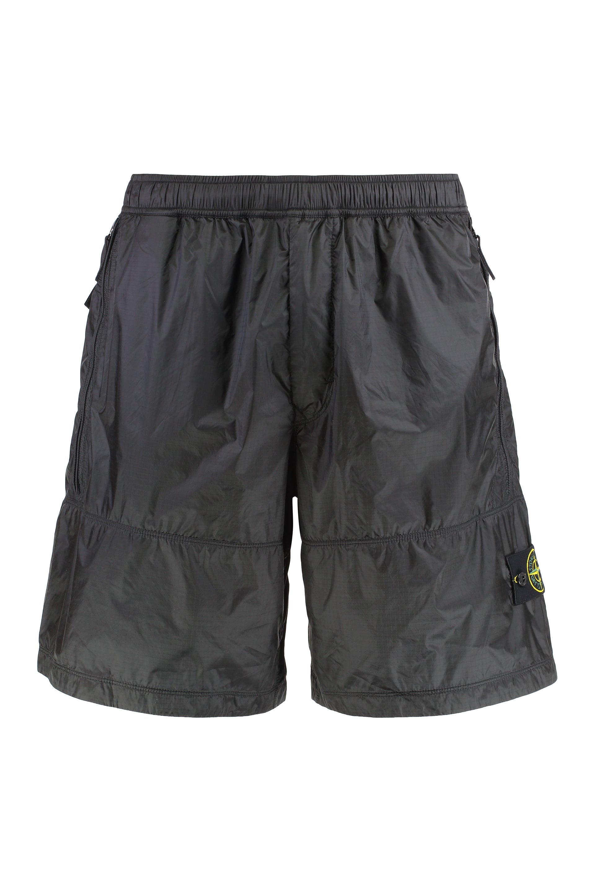 STONE ISLAND Men's Lightweight Nylon Bermuda Shorts