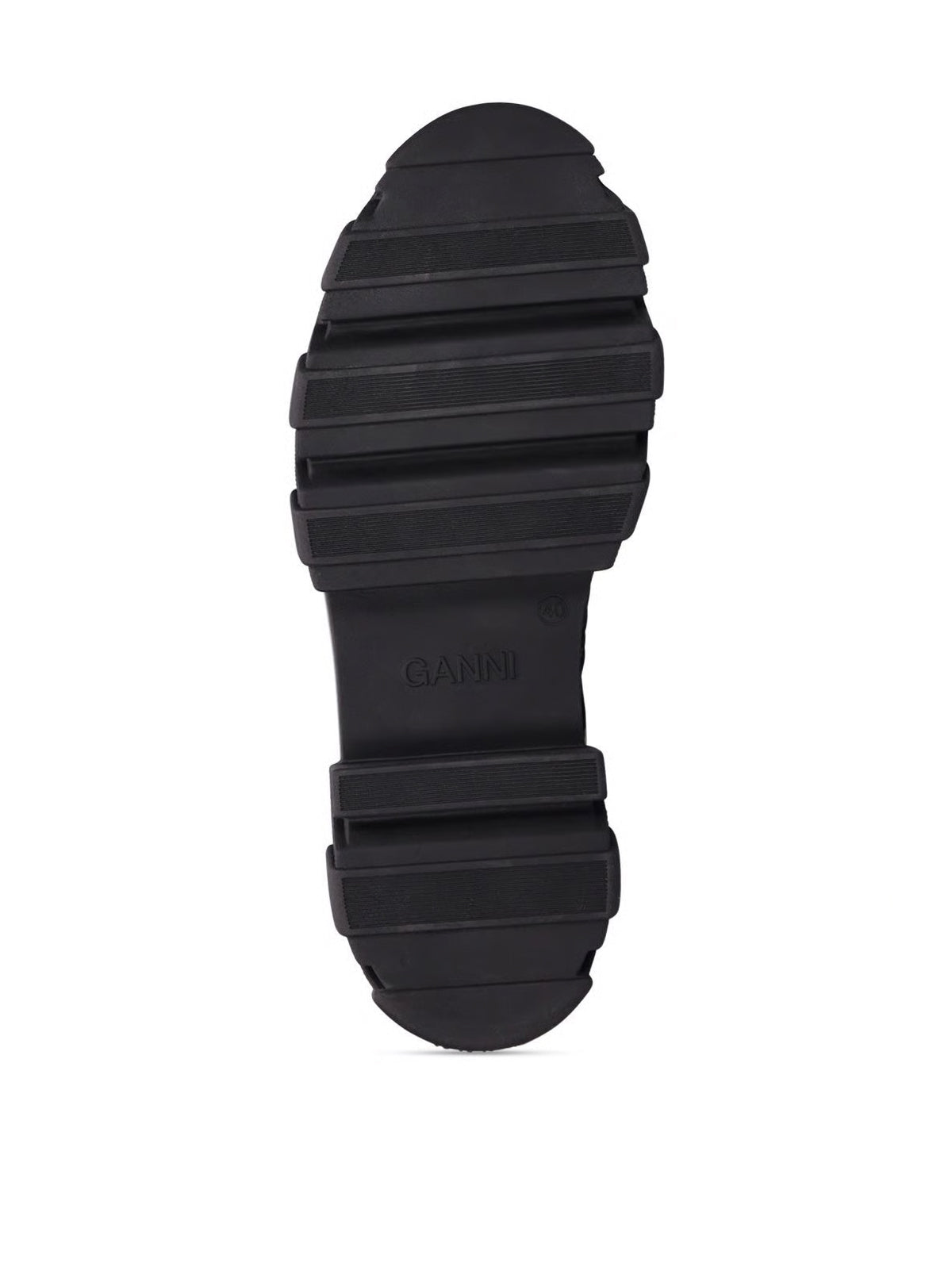 GANNI Cleated Lace-Up Hiking Boots for Women