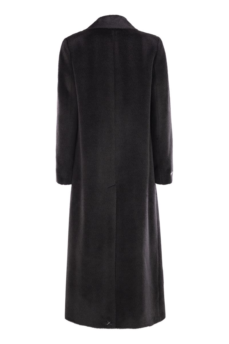 PESERICO Long-Haired Alpaca and Wool Jacket for Women