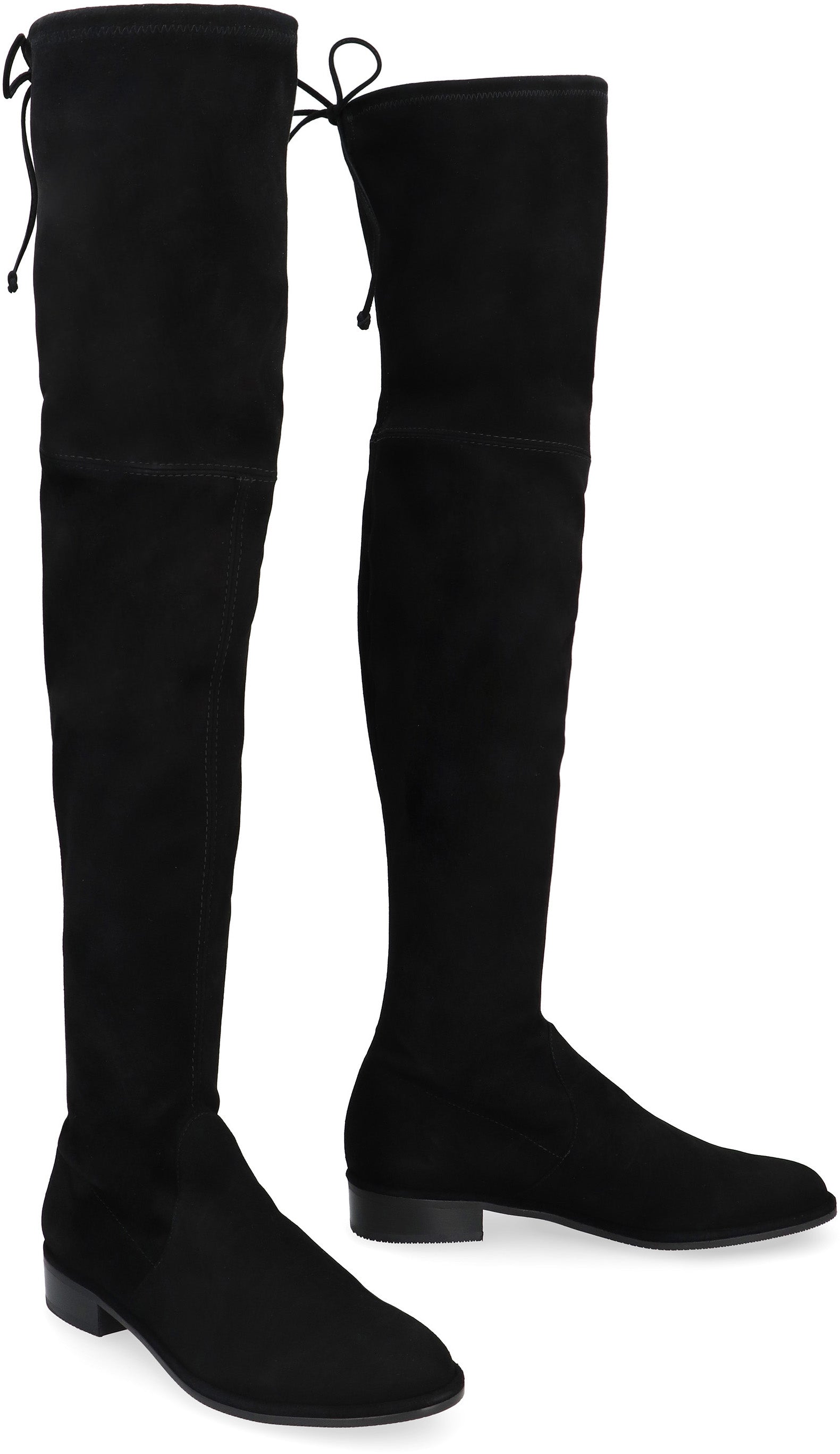 STUART WEITZMAN Lowland Stretch Suede Over the Knee Boots
