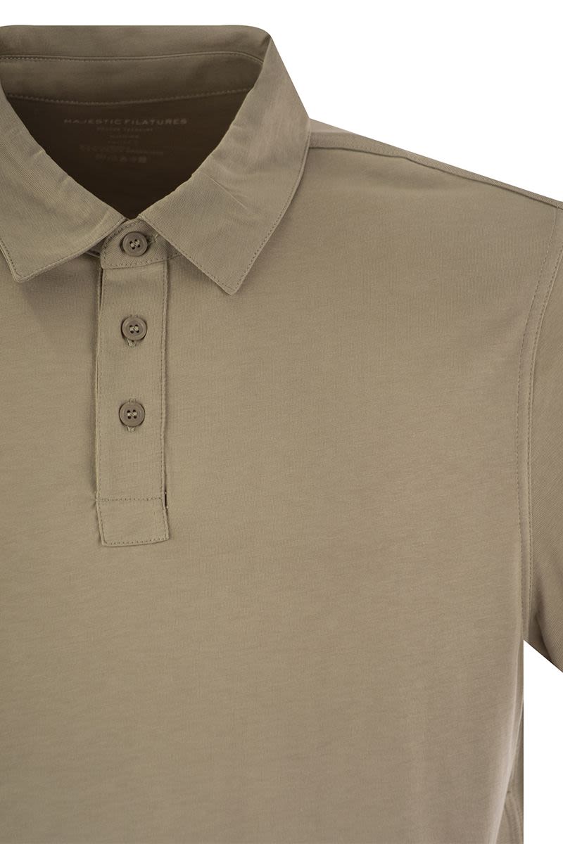 MAJESTIC Short-Sleeved Polo Shirt for Men