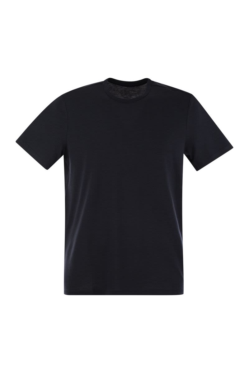 MAJESTIC Short-Sleeved Luxury T-Shirt in Lyocell and Cotton