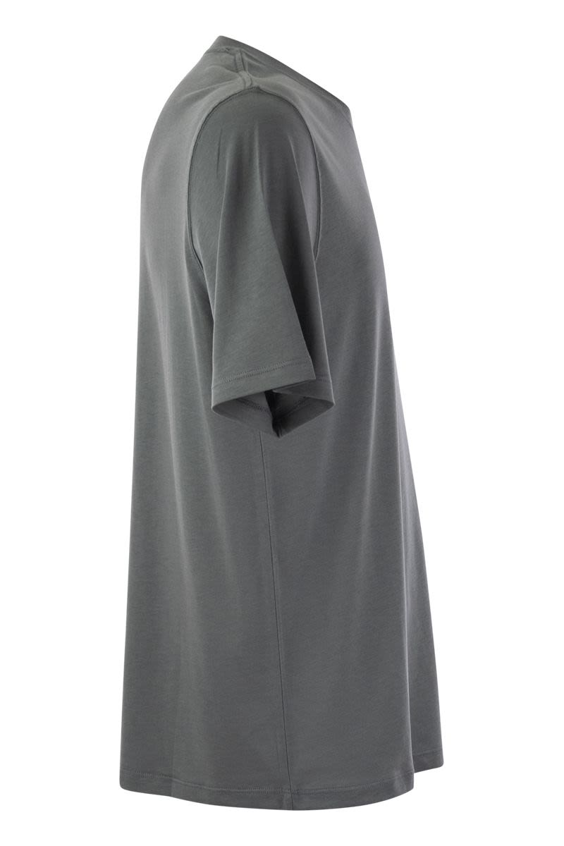 MAJESTIC Classic Short-Sleeved T-Shirt in Lyocell and Cotton