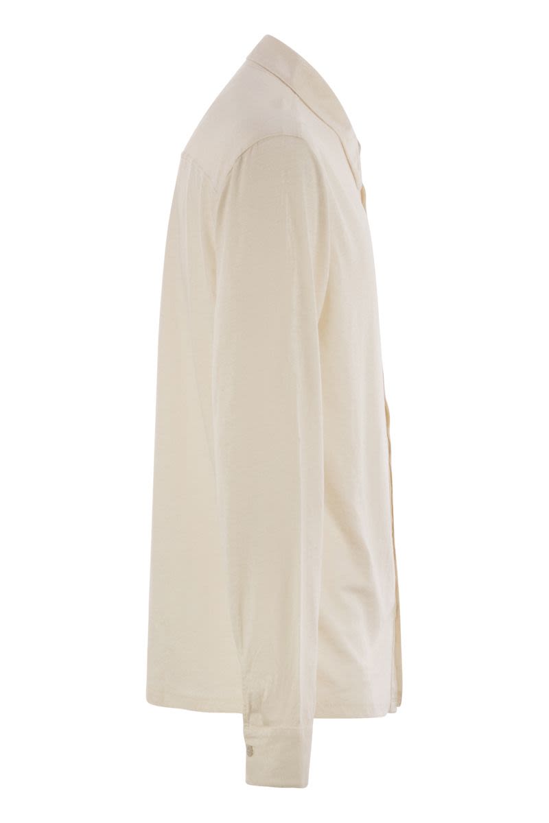 MAJESTIC Elegant Long-Sleeved Linen Shirt for Men