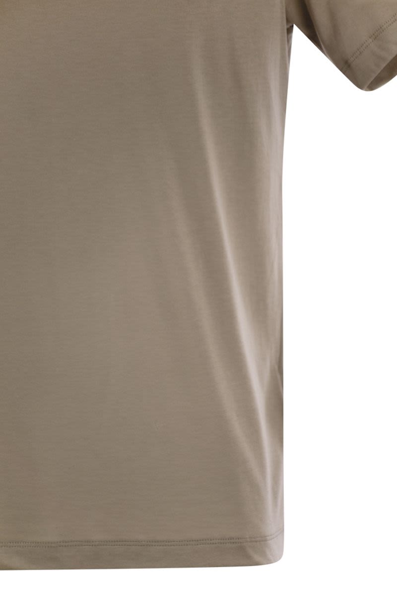 MAJESTIC Cotton and Lyocell Polo Shirt - Short Sleeve