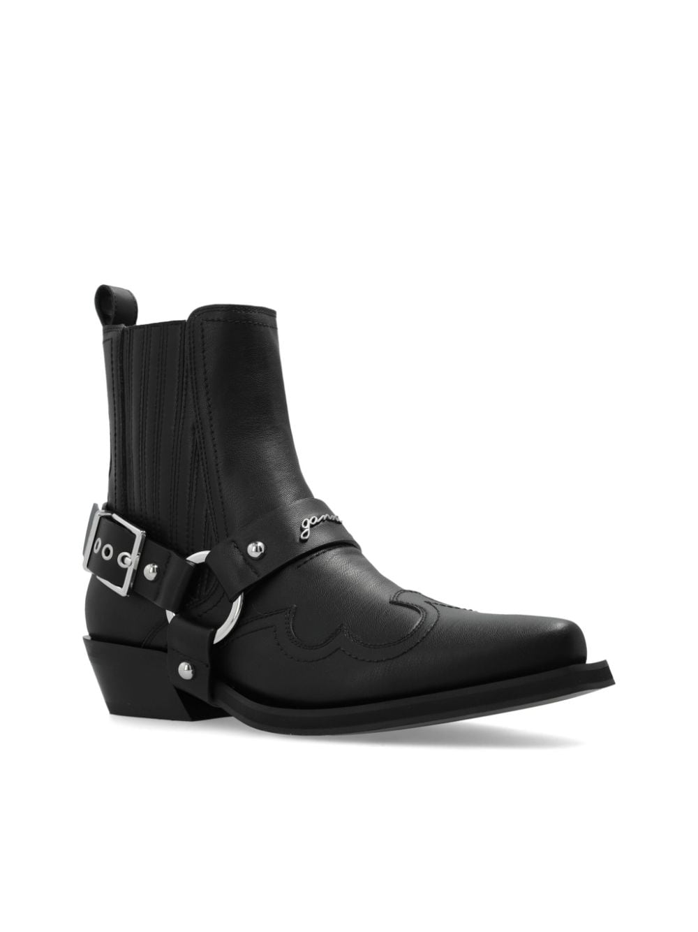 GANNI Western Fitted Chelsea Boots for Women
