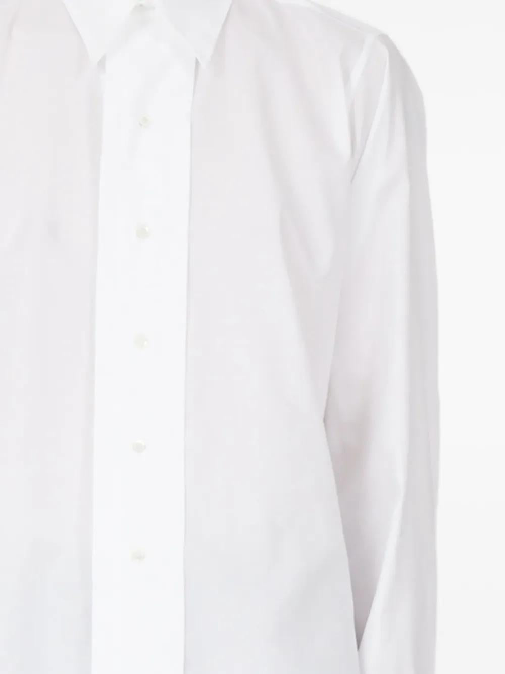 MAISON MARGIELA Curved Hem Cotton Shirt for Women