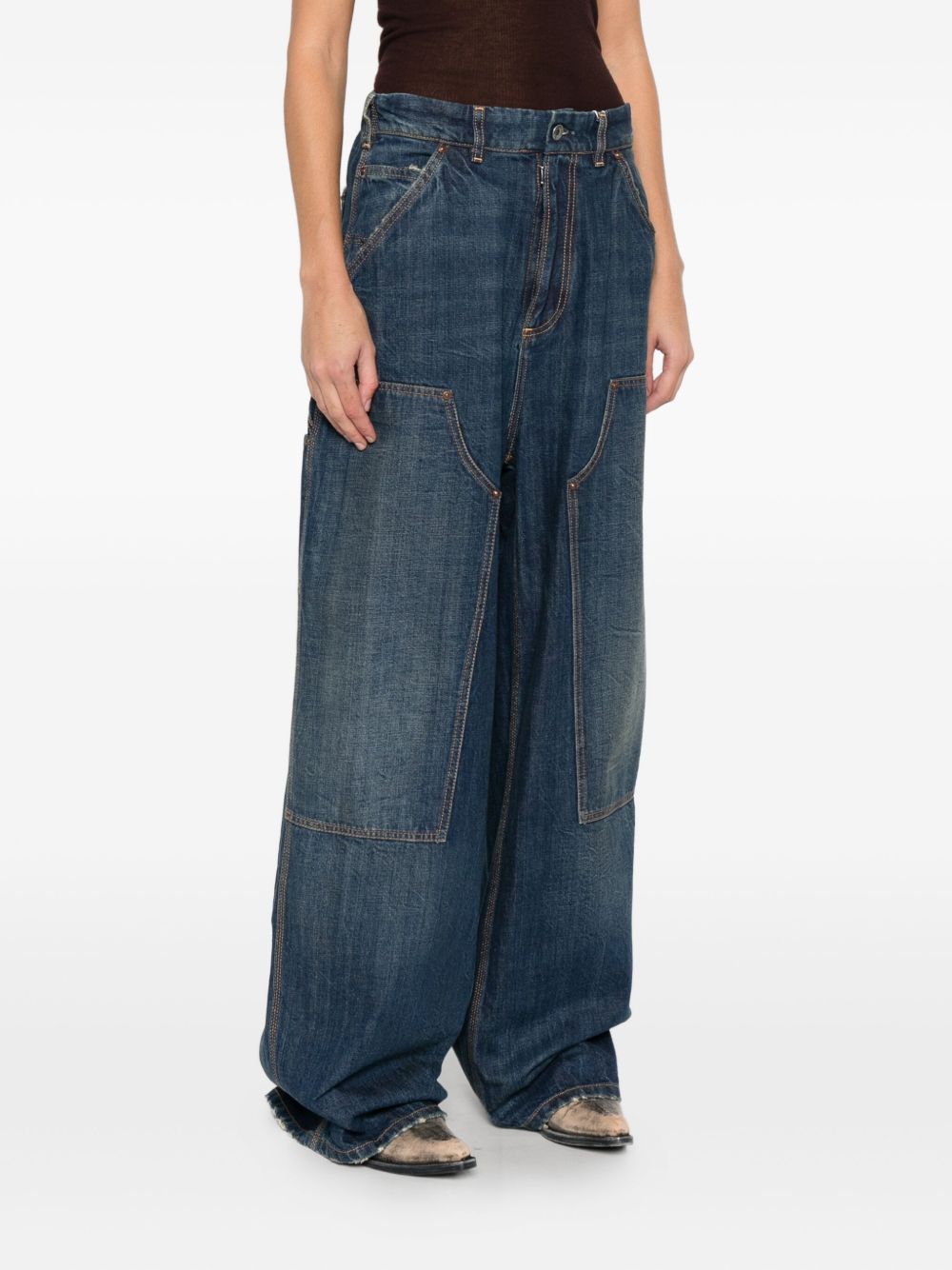 MAISON MARGIELA Denim Cotton Jeans for Women - FW25 Collection